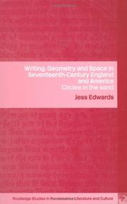 Cover of: Writing, geometry, and space in seventeenth-century England and America | Jess Edwards