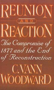 Reunion and reaction by C. Vann Woodward