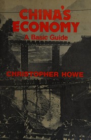 Cover of: China's economy by Christopher Howe