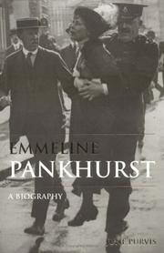 Cover of: Emmeline Pankhurst by June Purvis
