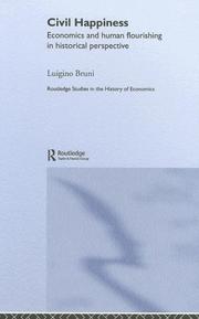 Cover of: Civil Happiness by Luigino Bruni