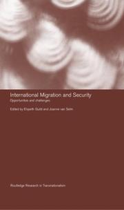 Cover of: International migration and security by edited by Elspeth Guild & Joanne van Selm.