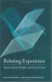 Cover of: Relating Experience:Stories from Health and Social Care