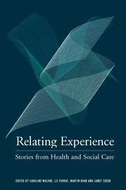 Cover of: Relating experience: stories from health and social care