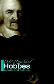 Cover of: Hobbes by D. D. Raphael