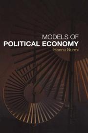 Cover of: Models of Political Economy