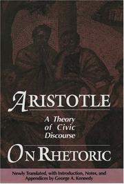 Cover of: On rhetoric by Aristotle