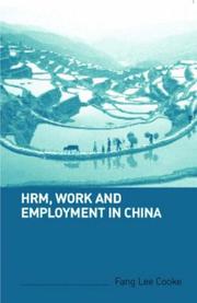 Cover of: HRM, work, and employment in China