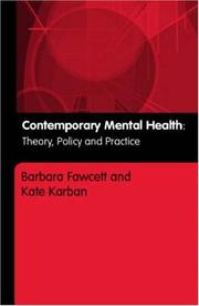 Cover of: Contemporary Mental Health Policy and Practice: Debates and Dilemmas