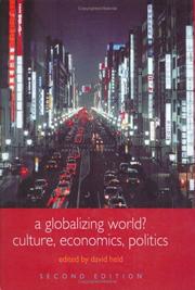 Cover of: A Globalizing World? by David Held