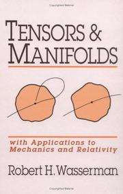 Cover of: Tensors and manifolds by Wasserman, Robert