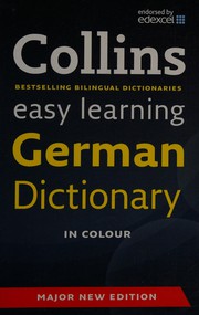 Cover of: Collins easy learning German dictionary by 