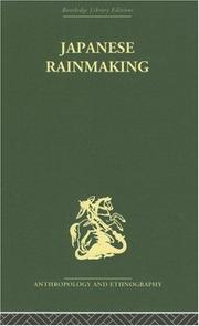 Cover of: Japanese Rainmaking and other Folk Practices