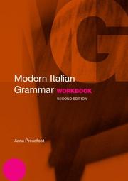 Cover of: Modern Italian Grammar Workbook (Modern Grammars)