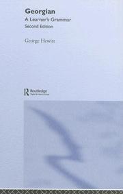 Cover of: Georgian by B. G. Hewitt