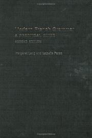 Cover of: Modern French grammar by Margaret Lang