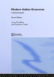 Cover of: Modern Italian grammar by Anna Proudfoot