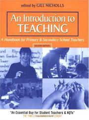 Cover of: Learning to Teach by Gill Nicholls