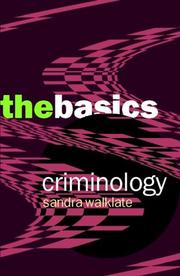 Cover of: Criminology by Sandra Walklate