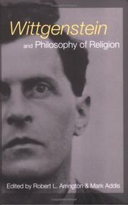 Cover of: Wittgenstein and Philosophy of Religion