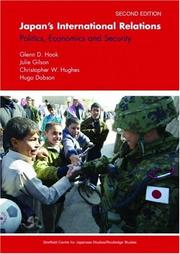 Cover of: Japan's international relations by Glenn D. Hook ... [et al.].