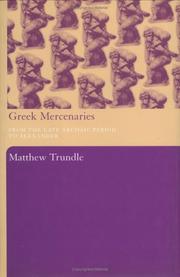 Cover of: Greek mercenaries: from the late archaic to Alexander