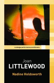 Cover of: Joan Littlewood by Nadine Holdsworth