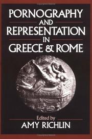 Cover of: Pornography and representation in Greece and Rome