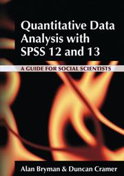 Cover of: Quantitative Data Analysis with SPSS Release 12.0 by Alan Bryman