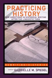 Cover of: New directions in historical writing after the linguistic turn