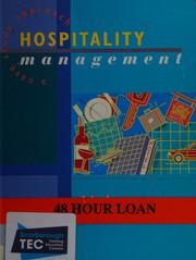 Cover of: Hospitality Management by John Lennon, Mark Peet