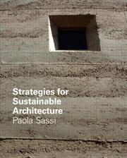 Cover of: Strategies for sustainable architecture