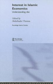 Cover of: Interest in Islamic Economics: Understanding Riba (Islamic Studies)
