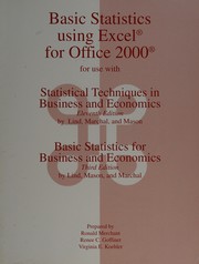Cover of: Basic Statistics Using Excel for Office 2000