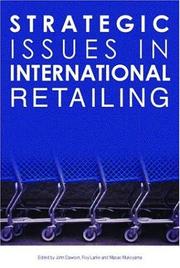 Cover of: Strategic issues in international retailing