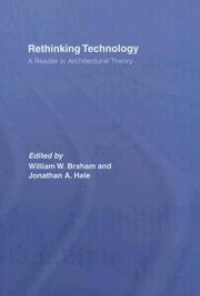 Cover of: Rethinking Technology: A Reader in Architectural Theory