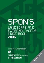 Cover of: Spon's Landscape and External Works Price Book 2005: Free CDROM (Spons Price Books)