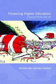 Cover of: Financing Higher Education: Answers from the UK (Routledge Studies Education)