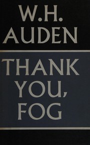 Cover of: Thank you, fog: last poems