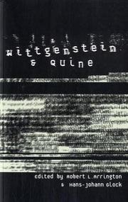 Cover of: Wittgenstein and Quine