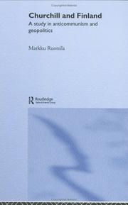 Cover of: Churchill and Finland by Markku Ruotsila