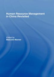 Cover of: Human Resource Management in China Revisited | Malcolm Warner