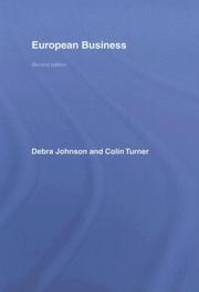 Cover of: European Business by D. Johnson