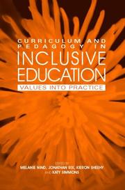 Curriculum and pedagogy in inclusive education cover