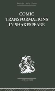 Cover of: Comic Transformations in Shakespeare