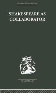 Cover of: Shakespeare as Collaborator