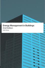 Cover of: Energy Management in Buildings