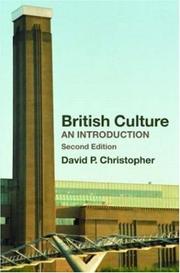 Cover of: British culture: an introduction