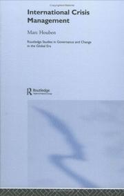 Cover of: International Crisis Management: The Approach of European States (Governance and Change in the Global Era)