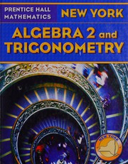 Cover of: Algebra 2 and trigonometry